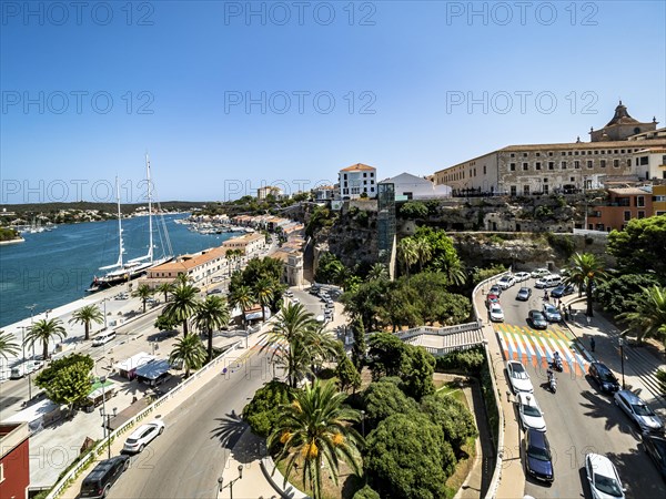 View of the port from Parc Rochina