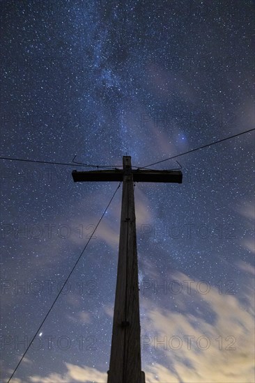 Milky Way above the summit cross of Portlakopf