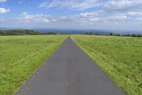 Typical road in Rhoen landscape