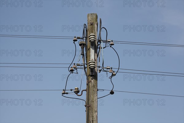 Old telegraph pole