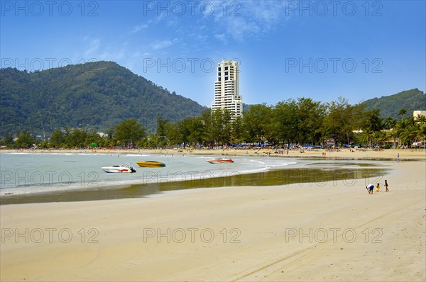 Patong Beach with Patong Tower