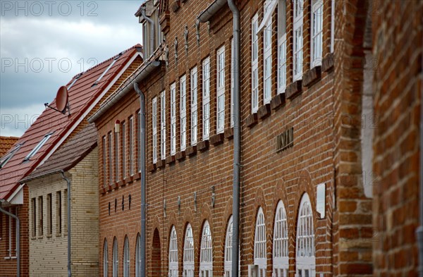 Old houses at Kremper Tor in Neustadt in Holstein