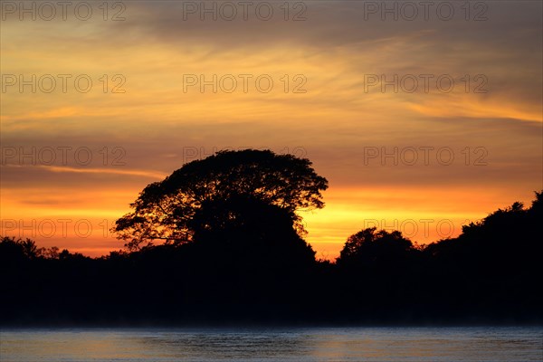 Landscape at Rio Sao Lourenco at sunrise