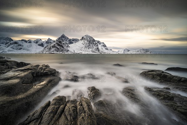 Rocky coast near Vareid