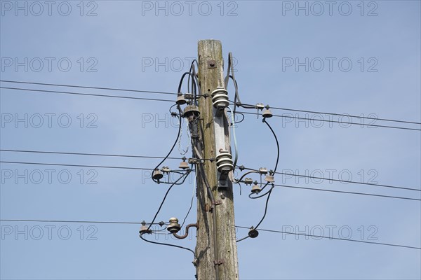 Old telegraph pole