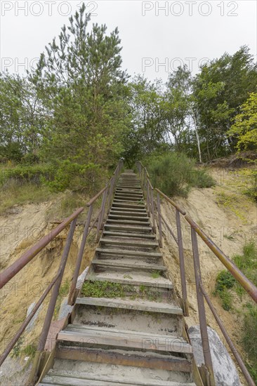 Stairs from the beach