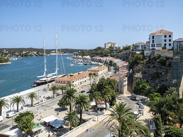 View of the port from Parc Rochina