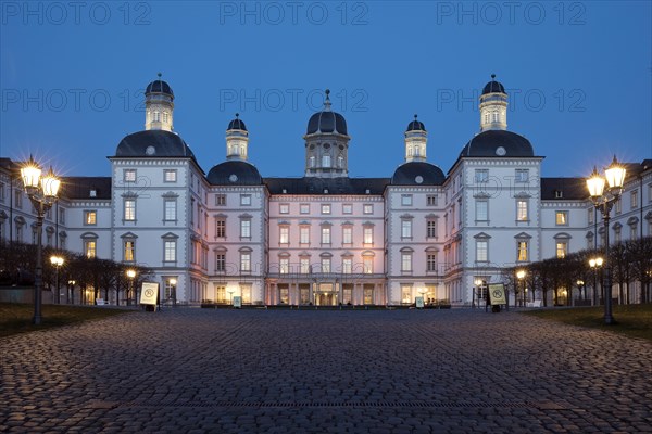 Bensberg Castle in the evening