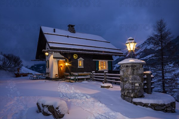 House in winter