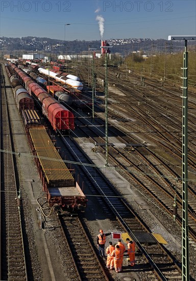 Train formation plant in the suburb of Vorhalle