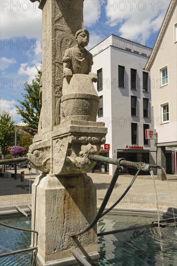 Tanners' and dyers' fountain in Wilhelmstrasse by Professor Josef Zeitler