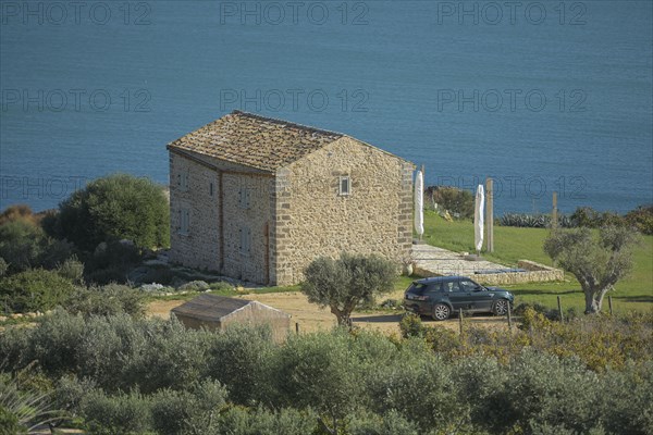 House by the sea near Scopello