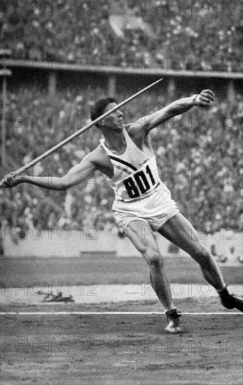 Javelin throw at the decathlon