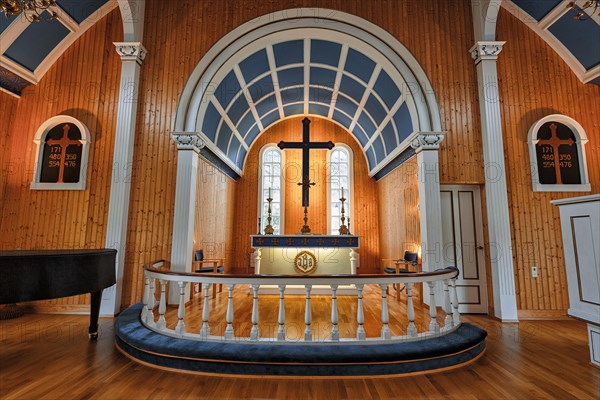 Interior view with altar