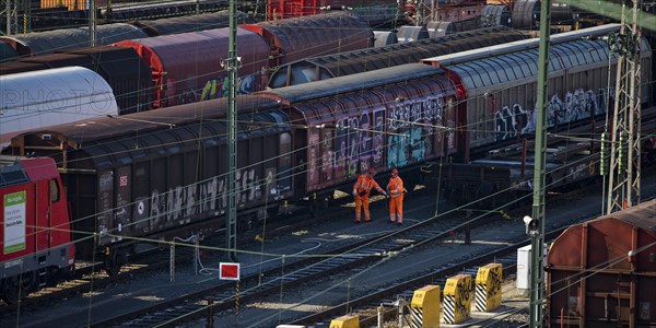 Train formation plant in the suburb of Vorhalle