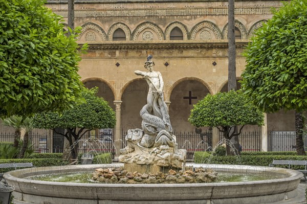 Fountain in the Piazza Vittorio Emanuele