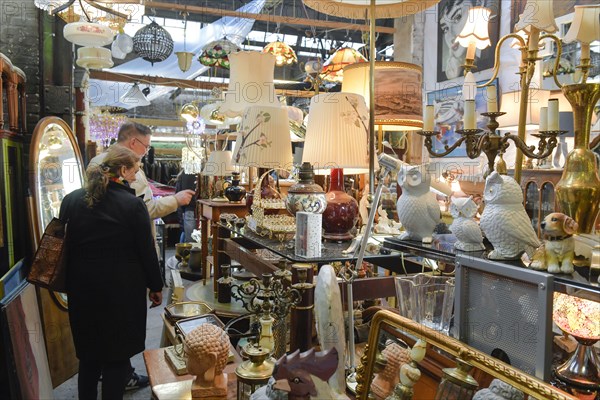 Indoor flea market at the Arena