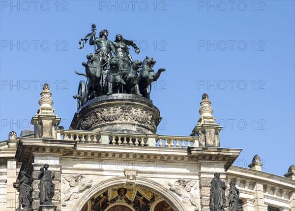 Quadriga on the Semper Opera House