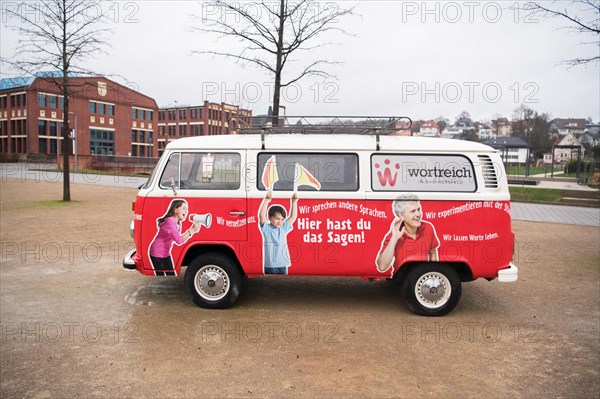 Old VW Bus of the Wortreich Museum