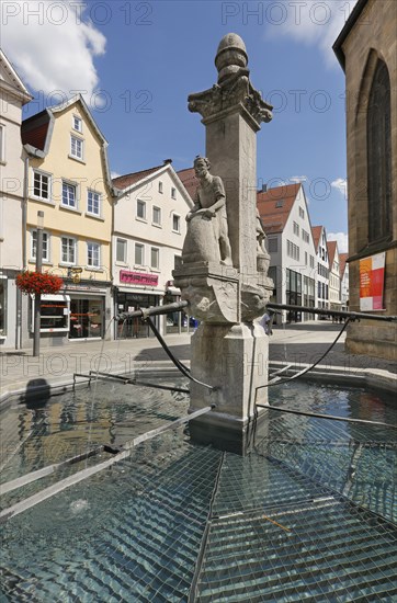 Tanners' and dyers' fountain in Wilhelmstrasse by Professor Josef Zeitler