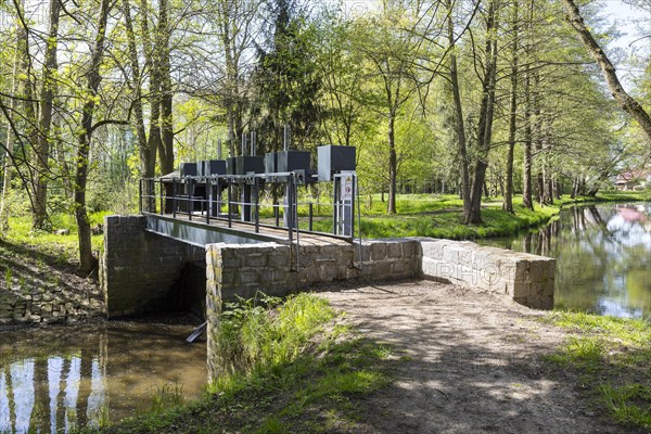 Weir on the Black Elster