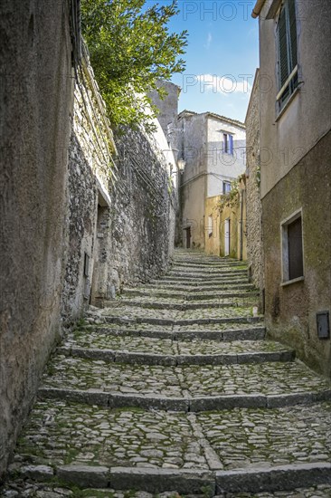 Lonely old town alley