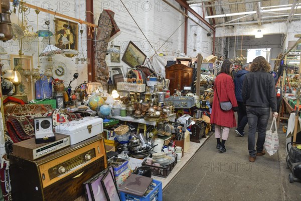 Indoor flea market at the Arena