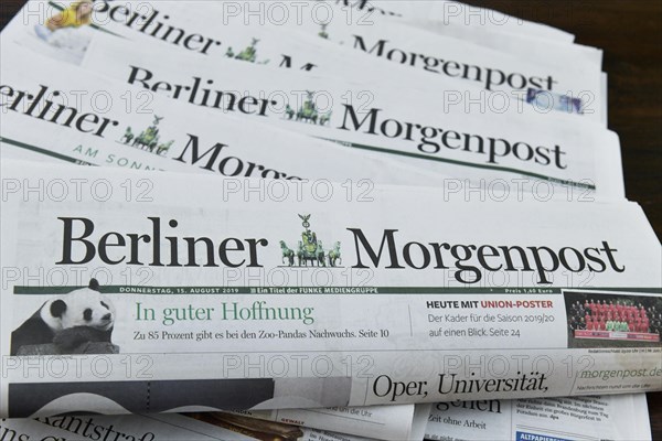 Daily newspaper Berliner Morgenpost