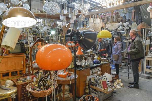 Indoor flea market at the Arena