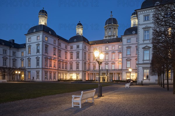 Bensberg Castle in the evening