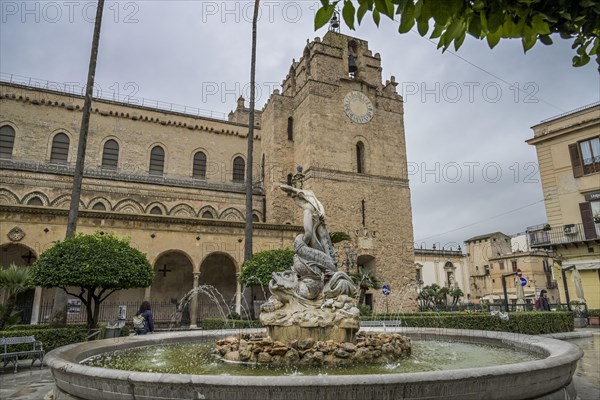 Fountain in the Piazza Vittorio Emanuele