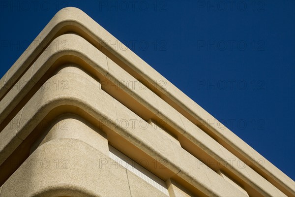 Asymmetrical architectural detail