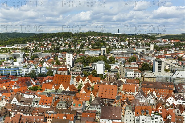 View of Ulm towards Michelsberg