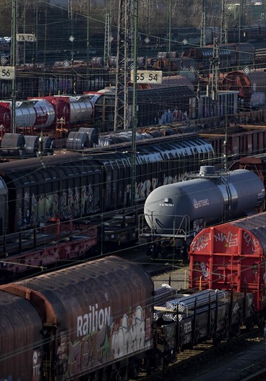 Train formation plant in the suburb of Vorhalle