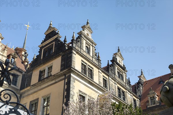 Gable on the south wing of the castle