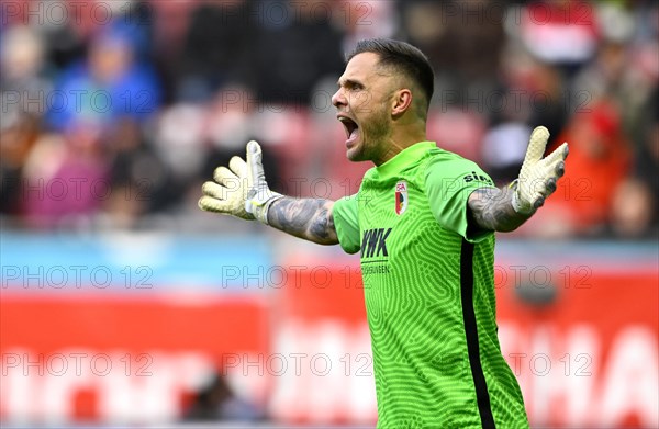 Gesture Goalkeeper Rafal Gikiewicz FC Augsburg FCA