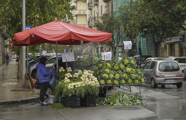 Market stall on the street