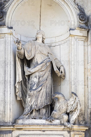 Figure of St. John the Evangelist at the Hofkirche