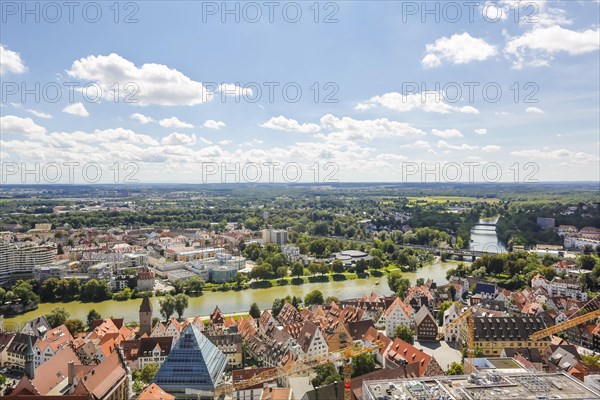 View of Ulm towards the Danube