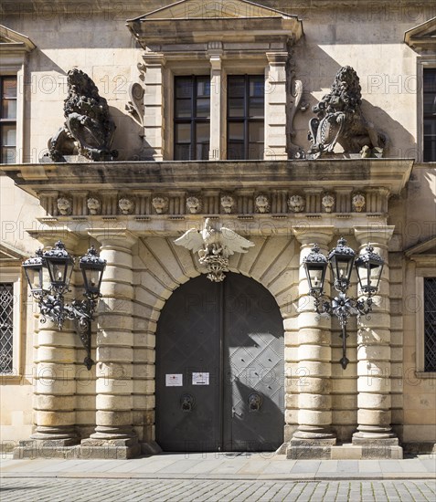 Portal on the east side of the castle