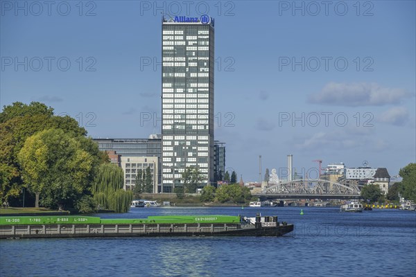 Spree between Treptower Park and Stralau Peninsula