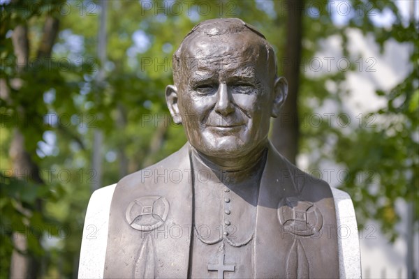 Monument to John Paul II St. John's Basilica