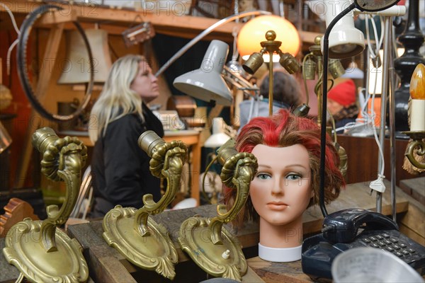 Indoor flea market at the Arena