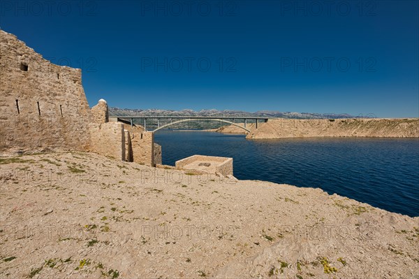 Pag Bridge Connection from the mainland to the island of Pag