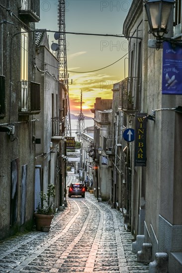 Lonely old town alley