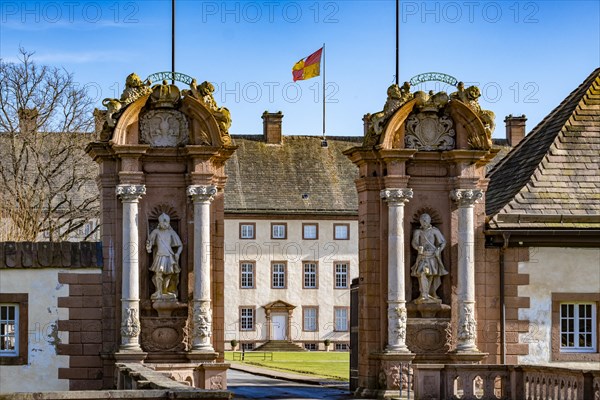 Main entrance to Corvey Castle and Monastery