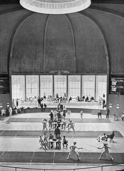 Fencing in the Cupola Hall