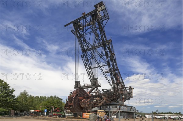 Decommissioned bucket-wheel excavator released for inspection