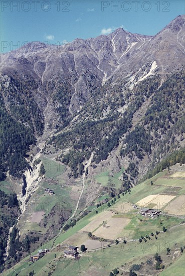 Mountain farms near St. Martin