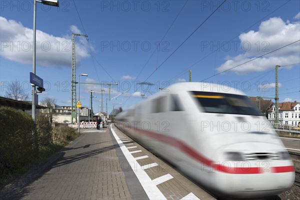 ICE arriving at a station